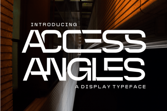 Access Angles: A Modern Sans Serif Font for Digital Marketing