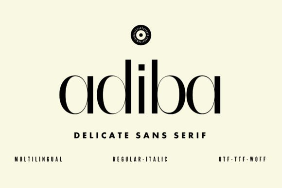 Adiba: A Modern Sans Serif Font for Web Design
