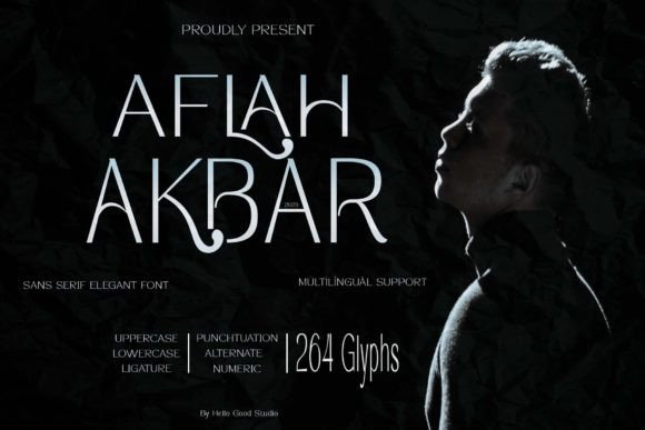 Aflah Akbar: A Modern Sans Serif Font for Campaign Design