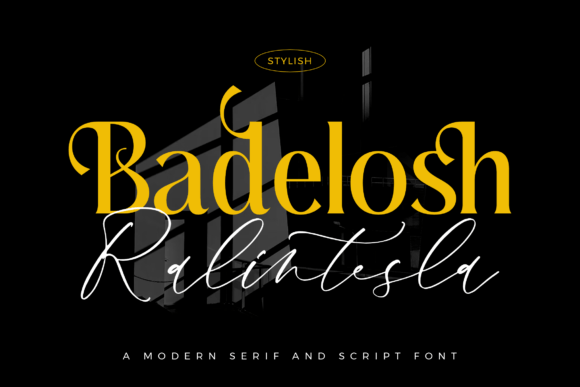Badelosh Ralintesla Font for Professional Branding