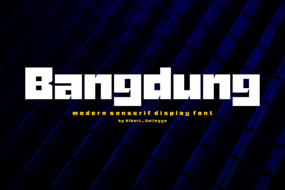 Bangdung Font for Handmade Creations