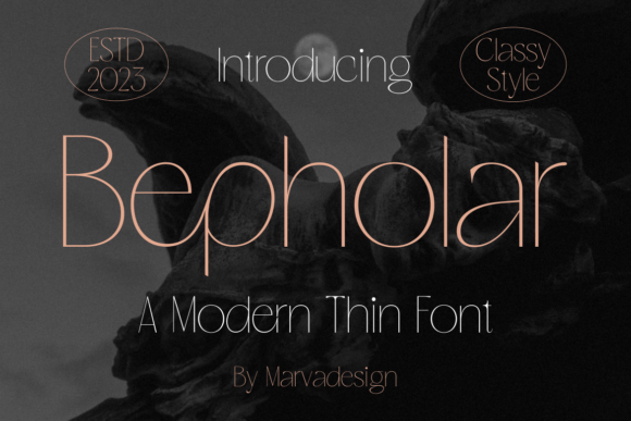 Bepholar: A Classy Slab Serif Font for Editorial Design