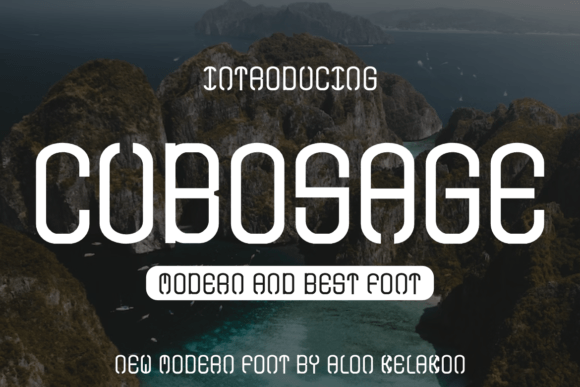 Cubosage Font for Modern Campaign Design