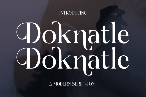 Doknatle Serif Font for Editorial Design