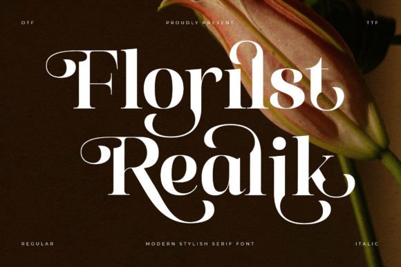 Florilst Realik: A Serif Font That Elevates Branding
