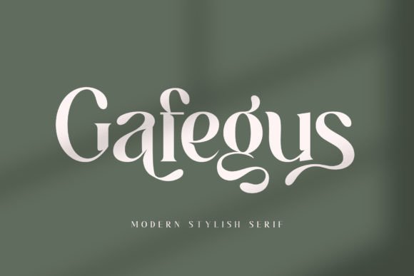 Gafegus Serif Font for Web Design