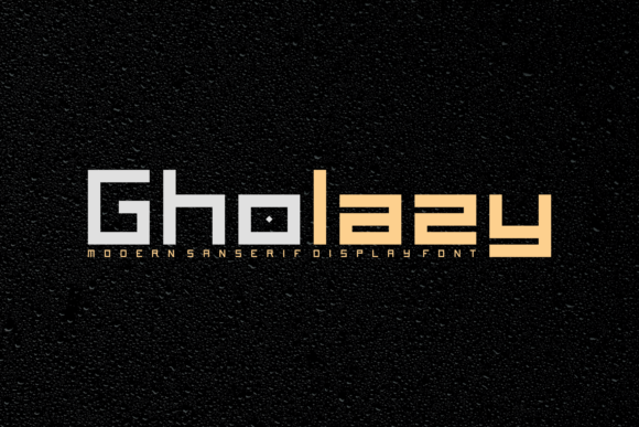 Gholazy: A Bold Sans Serif Font for Handmade Creations