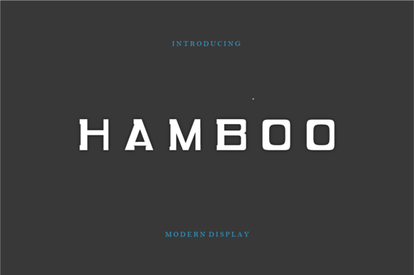 Hambo: A Modern Sans Serif Font for Handmade Creations