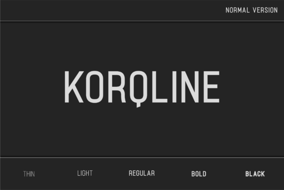 Korqline Font: Elevating Brand Identity with Modern Elegance