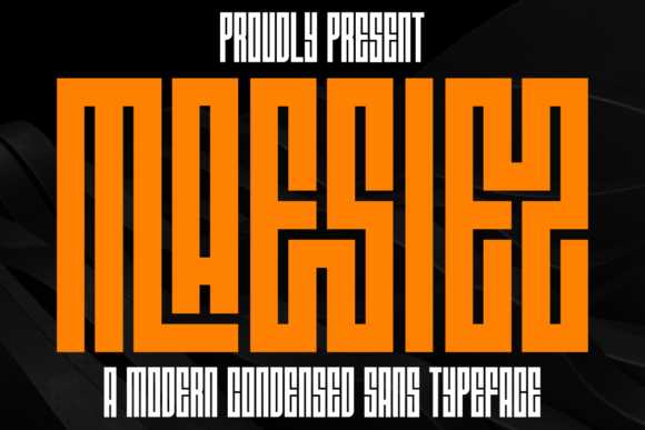 Maesiez: A Bold Condensed Font for Modern Branding