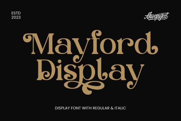 Manford Display: A Modern Serif Font for Feminine Branding