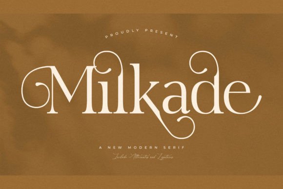 Milkade Serif Font for Elegant Branding Projects