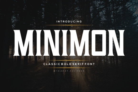 Minimon Font for Bold Branding Projects