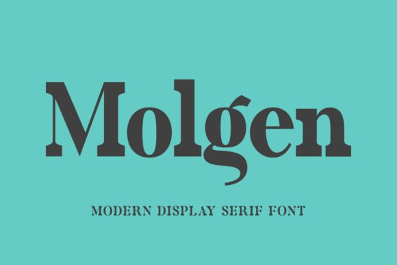 Molgen Modern Display Serif Font