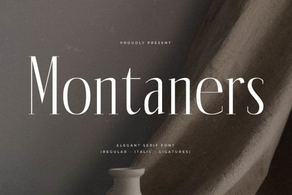 Montaners: The Serif Font That Elevates Your Campaign Design