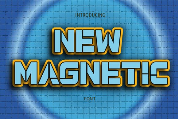 New Magnetic Font for Handmade Creations