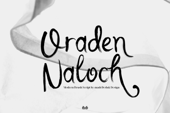 Oraden Naloch Font for Handmade Creations