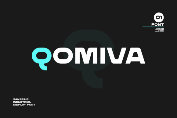 Qomiva Font for Modern Editorial Design