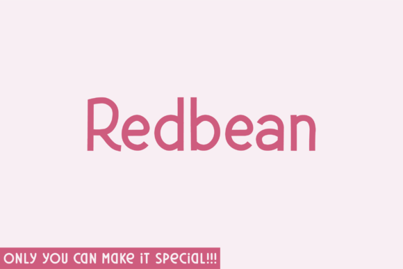 Redbean: A Modern Sans Serif Font for Campaign Creativity
