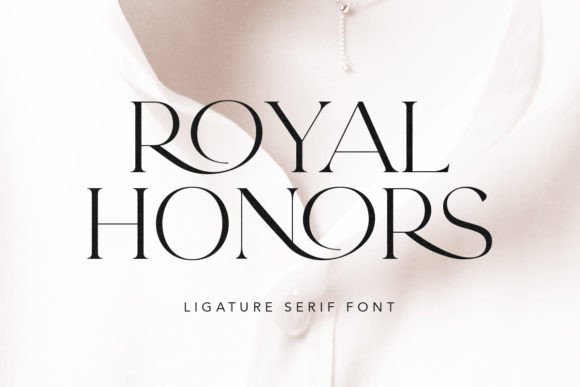 Royal Honors: A Serif Font That Elevates Branding