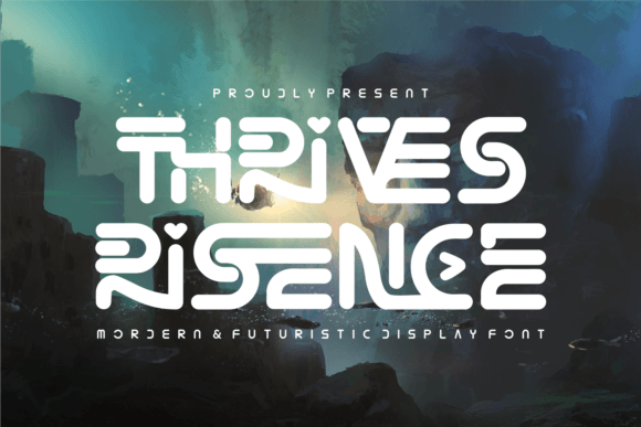 Thrives Risence Font for Modern Web Design