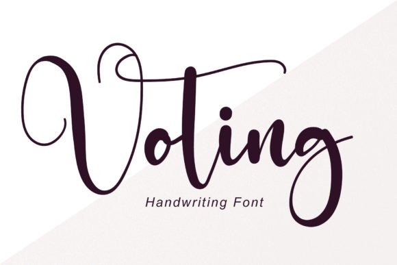 Voting Font for Modern Branding Projects