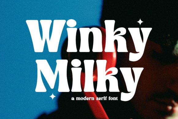 Winky Milky: A Playful Serif Font for Web Design